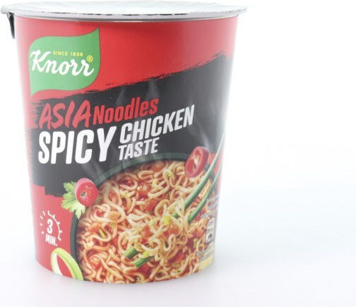 Knorr Snack Pot Noodles 64gr Πικαντικο Κοτοπουλο 1-50109