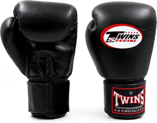 Twins Special BG-N Γάντια Πυγμαχίας από Συνθετικό Δέρμα για Αγώνα Μαύρα