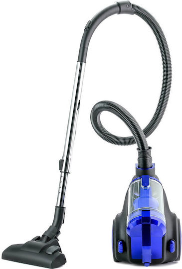 Daewoo RCC-120B Ηλεκτρική Σκούπα 800W με Κάδο 1.5lt Μπλε
