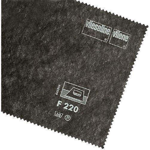 Interfață Lipibilă Ușoară 43g Piese Mici De Îmbrăcăminte Recomandate Vlieseline F220 Gri Cărbune