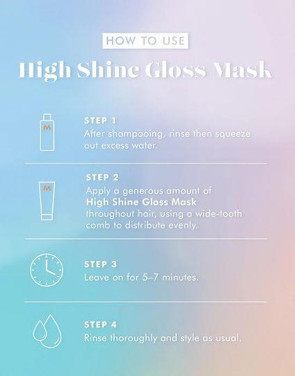 Moroccanoil High Shine Gloss Hair Mask for Shine with Argan Oil 200ml