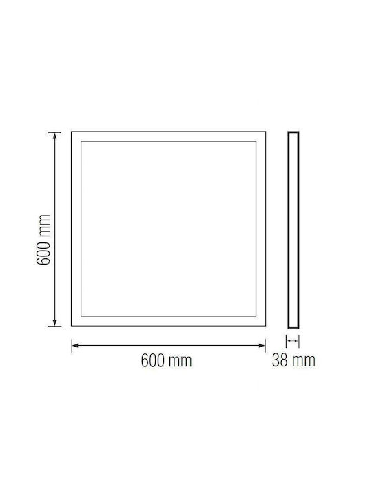Horoz Electric Deckenleuchte 60cm LED