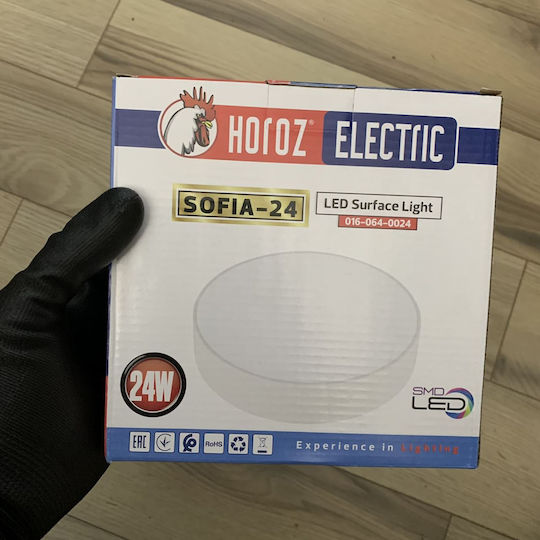 Lustră LED Rotundă Sofia-24 Lumină Rece 24W Diametru 170 mm 2160 lm Alb Lustră LED Rotundă Sofia-24 Lumină Rece 24W Diametru 170 mm 2160 lm Alb