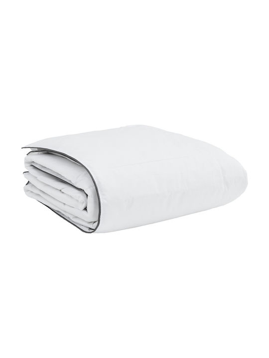 vidaXL Плик за Завивка Кинг Сайз 260x220 Бял
