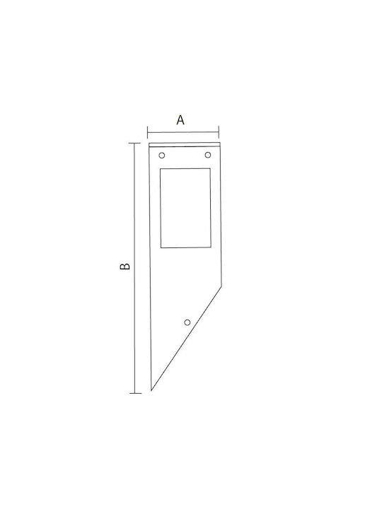 Horoz Electric Малък Пост 60W 30x30см