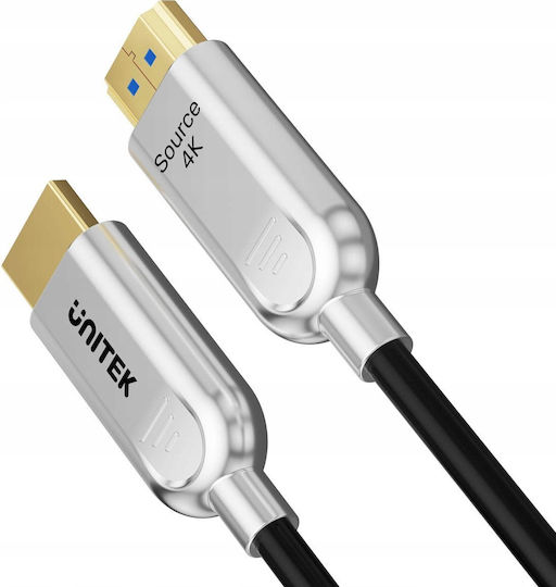 Unitek HDMI 2.0 Premium High Speed 4K 60Hz HDR Kabel HDMI-Stecker - HDMI-Stecker 50m Schwarzes