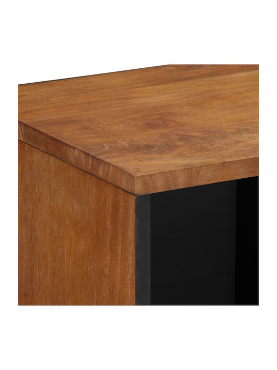 Μπουφές από Μασίφ Ξύλο Καφέ Μελί 80x33x75cm