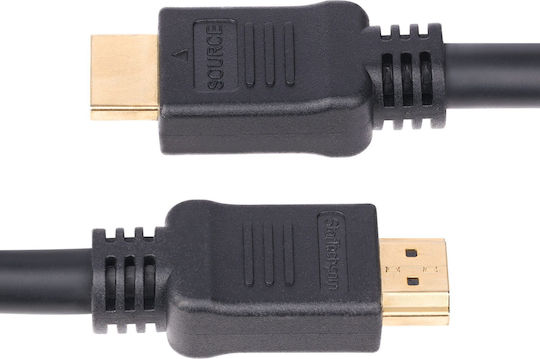 StarTech HDMI 2.0 Premium High Speed 4K 60Hz HDR Cable HDMI Male - HDMI Male 15m Black