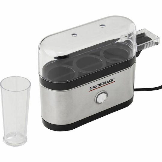 Gastroback Design Βραστήρας Αυγών 3 Θέσεων 350W Μαύρος