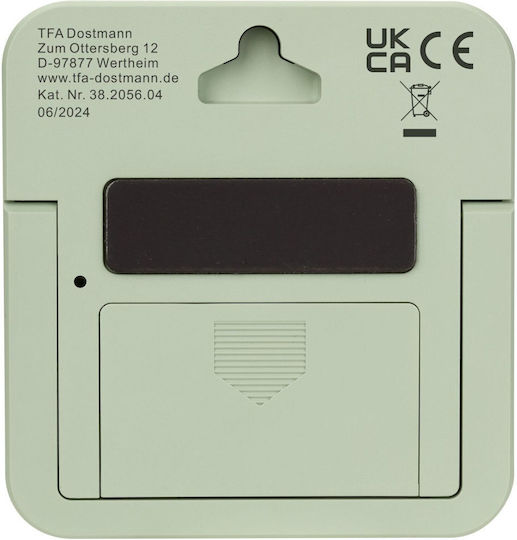 TFA Silent Timer Tabletop Digital Clock LED Green 38.2056.04