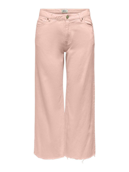 Wide Γυναικείο Jean Παντελόνι Peach Whip