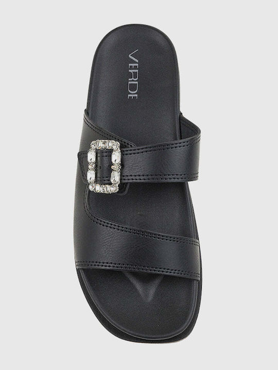 Sandale Casual Damă Flatforme Negre
