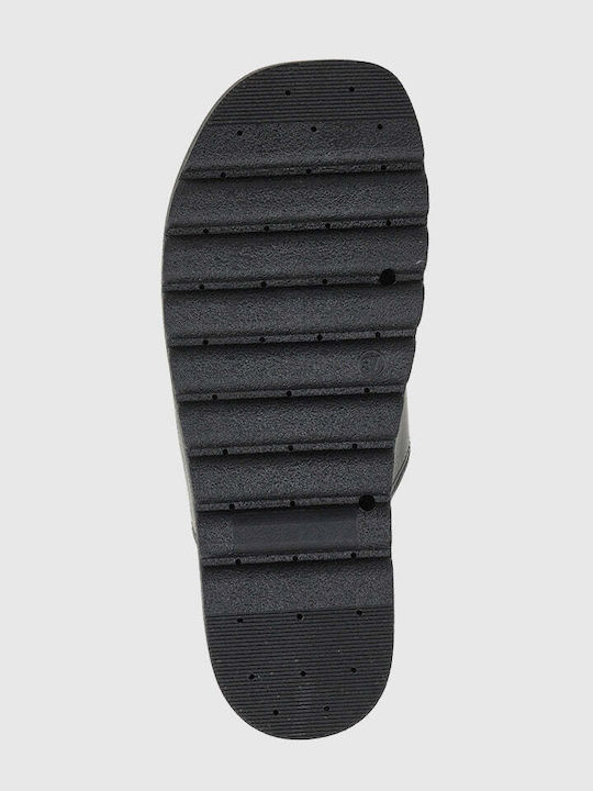 Sandale Casual Damă Flatforme Negre