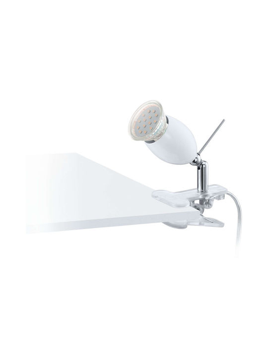 Eglo Banny LED Schreibtischlampe und Clip in Weiß Farbe