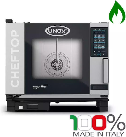 Unox ChefTop XEVC Φούρνος Υγραερίου με Ατμό 15kW 0511-GPRM