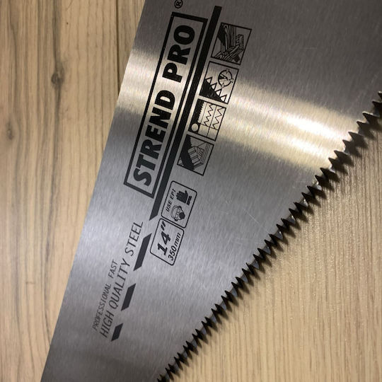Professional Saw with Wooden Handle Strend Pro Hsx-12 Blade Length 400 Mm