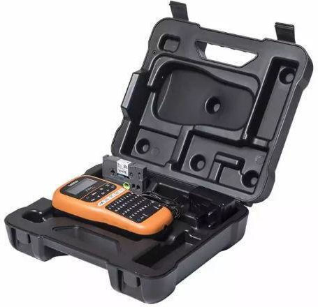 Brother P-touch Ηλεκτρονικός Ετικετογράφος Χειρός σε Πορτοκαλί Χρώμα