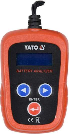 Yato YT-83113 Ψηφιακό Battery Tester με Κροκοδειλάκια