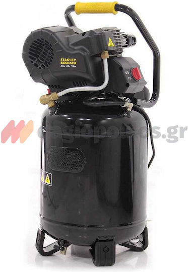 Stanley Air Compressors with Power 2hp and Airtank 24lt HYCV404STF511