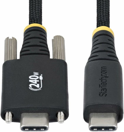 StarTech Regular USB to Type-C Cable 5A Μαύρο 2m S77213976