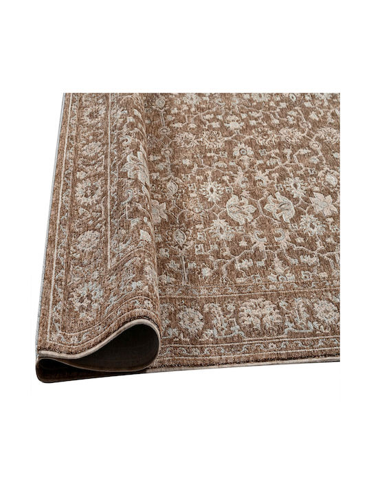 Polcarpet Lyra Covor Rectangular cu franjuri Maro