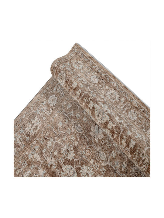 Polcarpet Lyra Covor Rectangular cu franjuri Maro