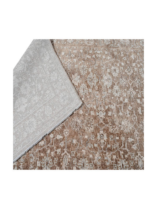 Polcarpet Lyra Covor Rectangular cu franjuri Maro