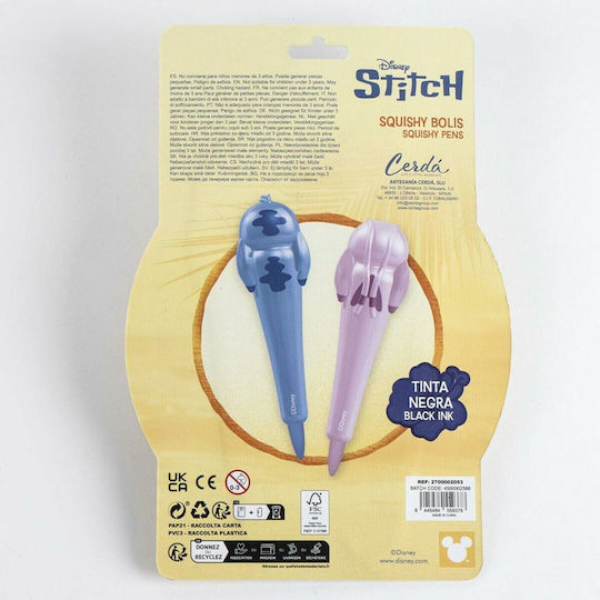 Μολύβι Stitch Squishy Πολύχρωμο X2