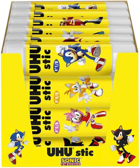 UHU Κόλλα Stick Stic για Χαρτί 8.2gr Χωρίς Διαλύτες Πολύχρωμη