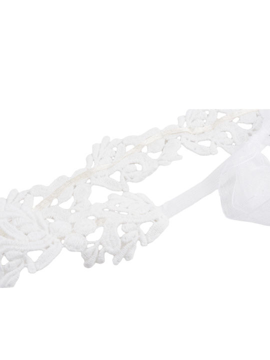 Brims and Trims Baby Headband White 1pc