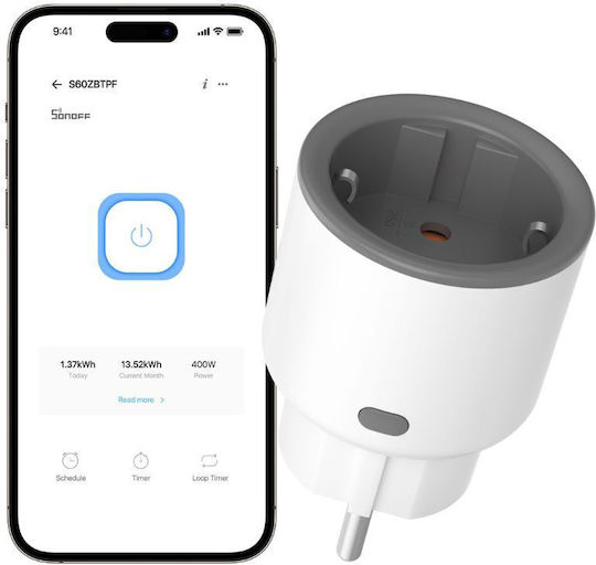 Sonoff Smart Single Socket with Surge Protection with Switch