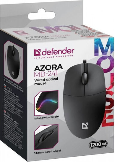 Defender Wired Mouse Black