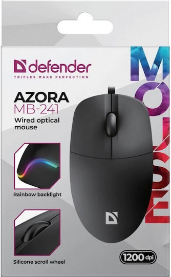 Defender Wired Mouse Black