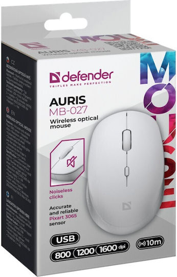 Defender AURIS MB-027 Wireless Mouse White