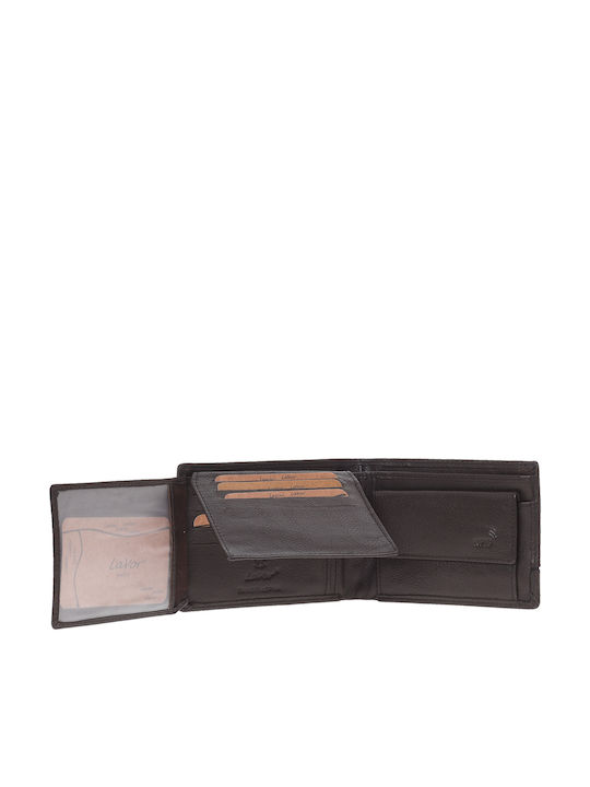 Leather Men's Wallet Classic with RFID Brown