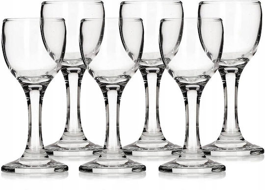 Gurallar Set of Glasses Water made of Glass Stemmed 6pcs