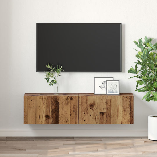 Living Room TV Unit Old Wood L60xW30xH30cm