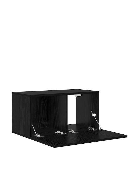 Wohnzimmer TV-Einheit Black Oak L60xB30xH30cm