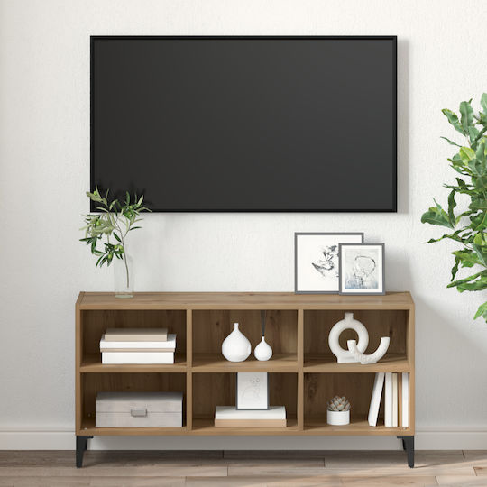 Living Room TV Unit Brown Wood L69.5xW30xH50cm