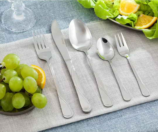 KING Hoff Set de Tacâmuri Argintiu 24buc