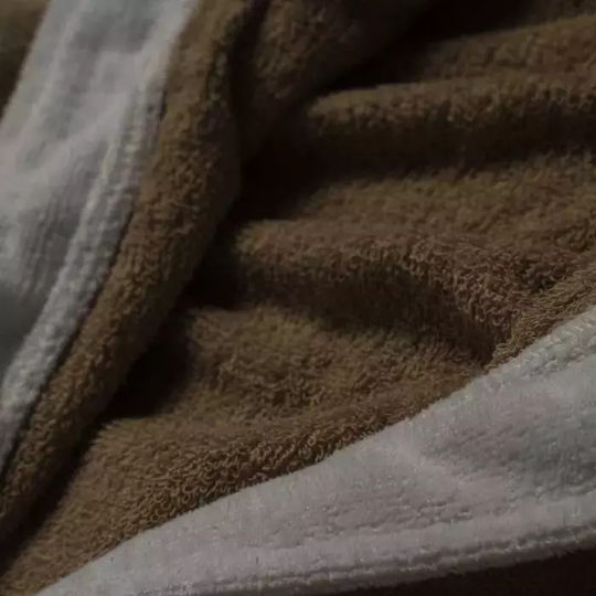 Serafino Παιδικό Μπουρνούζι Beige mit Kapuze
