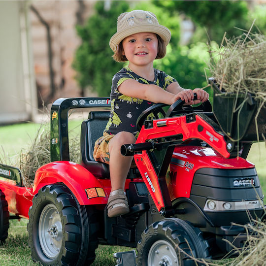 Kids Foot-to-Floor Ride On Tractor with Pedal Red
