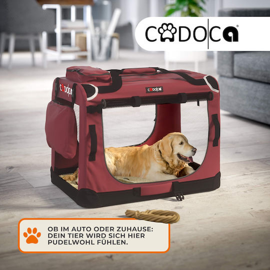Cadoca Husă impermeabilă Geantă pentru transport câine / pisici Roșie Cu lungimea de 70cm.