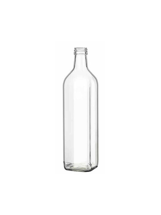 Homestyle Marasca Bottle Water Glass with Screw Cap Transparent 500ml Homestyle Marasca Bottle Water Glass with Screw Cap Transparent 500ml