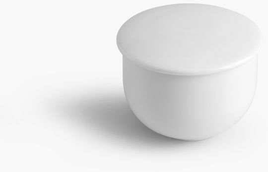 Ionia Servierzuckerdose aus Weißem Porzellan