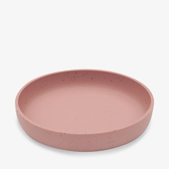 Kikka Boo Baby Food Plate Platinum made of Silicone Pink