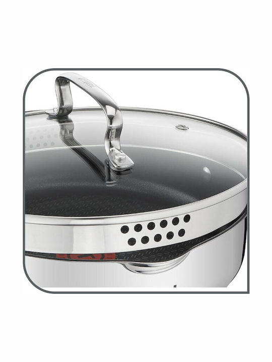 Tefal Duetto+ Комплект съдове за готвене от Неръждаема Стомана Silver 10бр