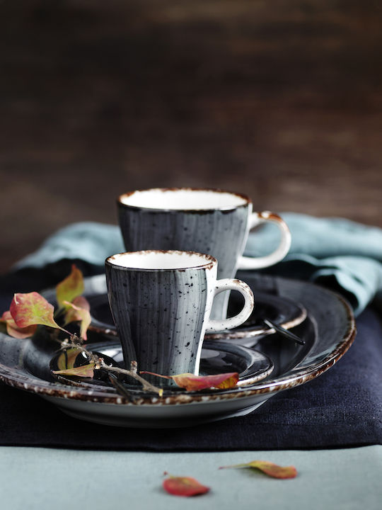 Ionia Amnesia Tasse Kaffee aus Porzellan Gray 210ml