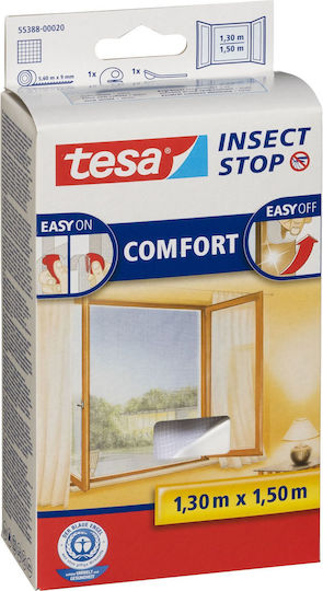 Tesa Comfort Σίτα Παραθύρου με Σκρατς Σταθερή 130x150cm