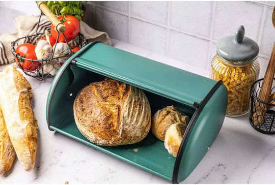 KING Hoff Хлябохранилище С Капак Inox Зелено 44x27x16см KING Hoff Хлябохранилище С Капак Inox Зелено 44x27x16см
